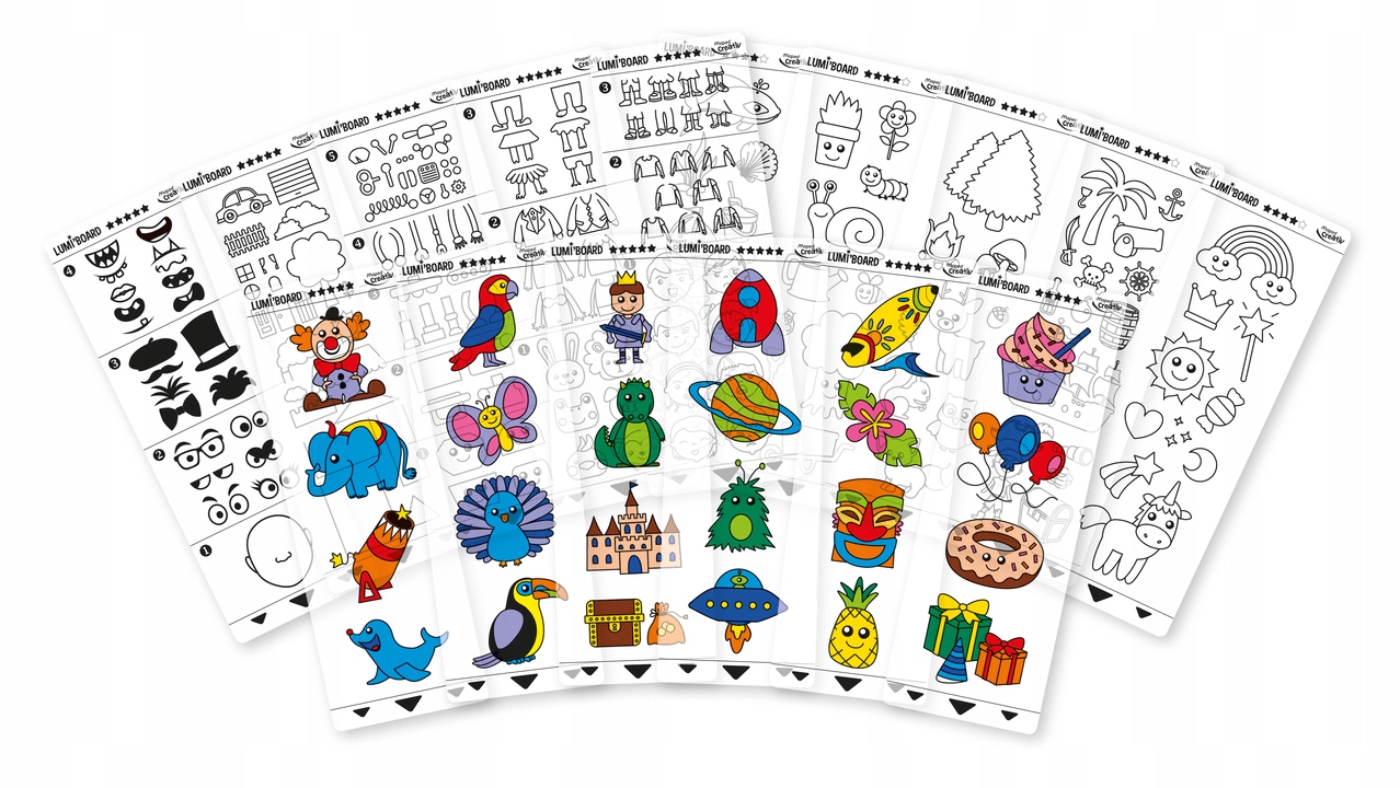 Podświetlana Tablica do Rysowania MAPED Lumi Board Materiał papier plastik