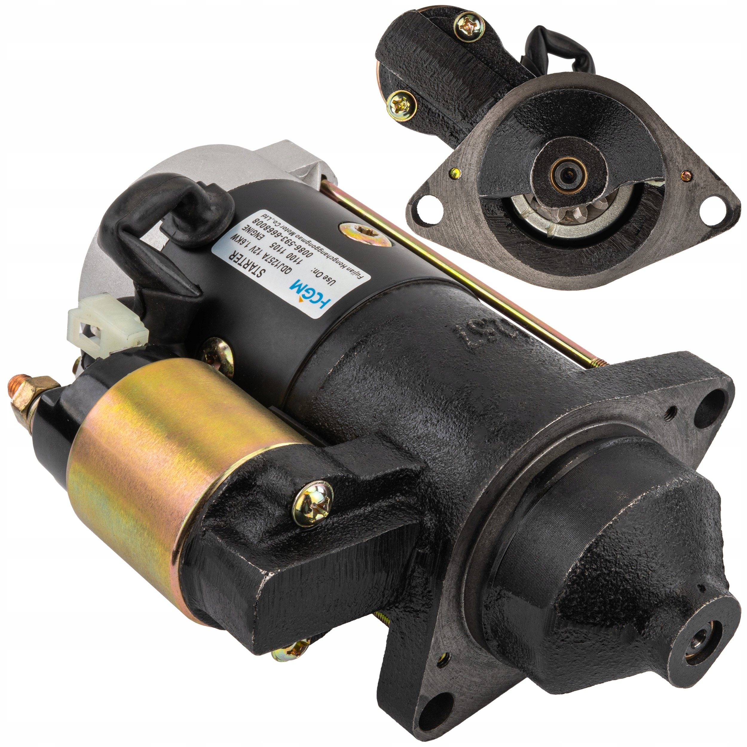 Elektrický Štartér Do Agregátu PM-AGR-8500MD Starter Motora 12V 1.6kW