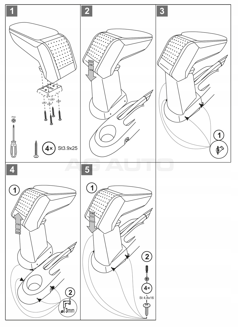 PODLOKIETNIK STANDARD Renault Clio III 2005 13 Part manufacturer Rati