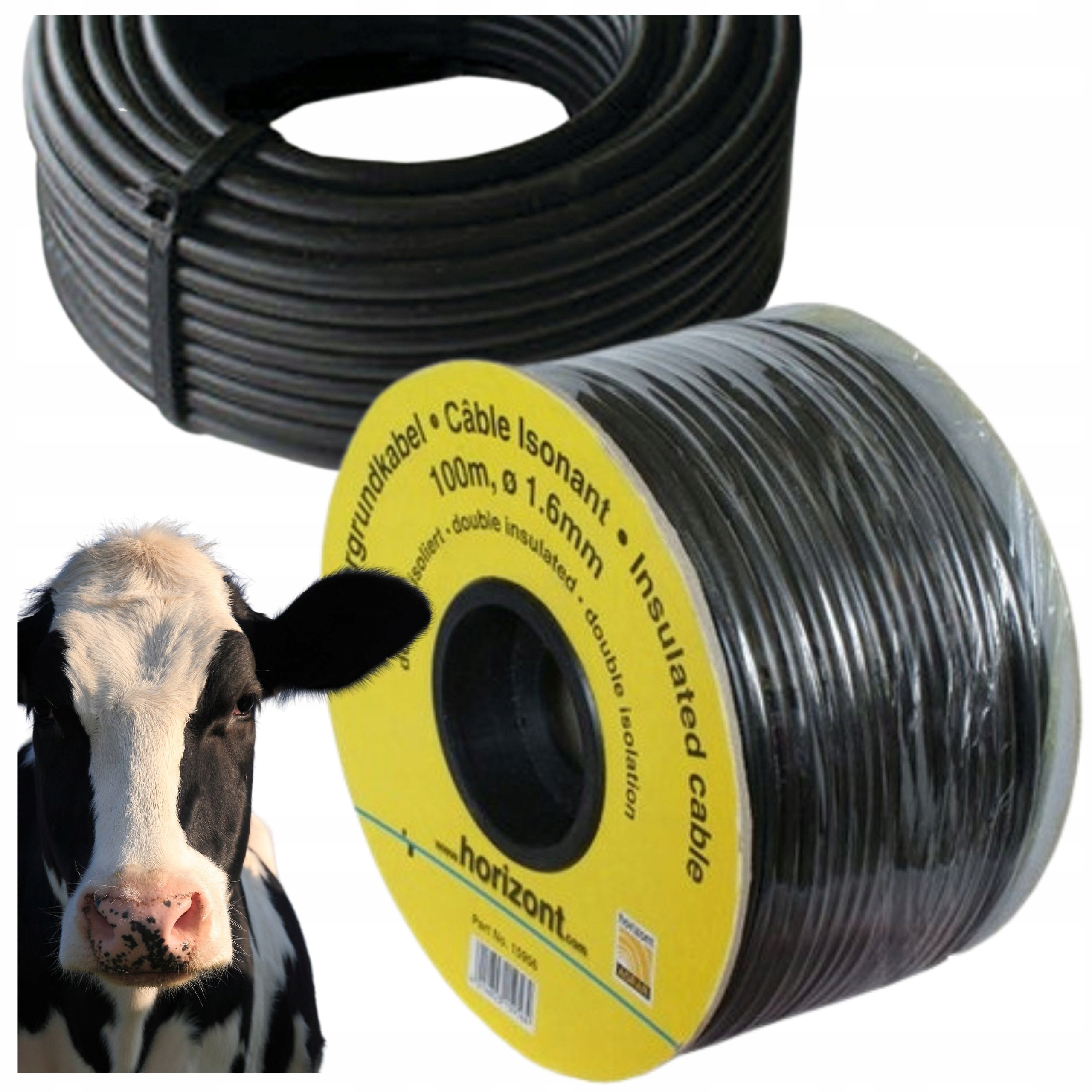 KABEL WYSOKIEGO NAPIĘCIA DO ELEKTRYZATORA PASTUCHA ELEKTRYCZNEGO 100M