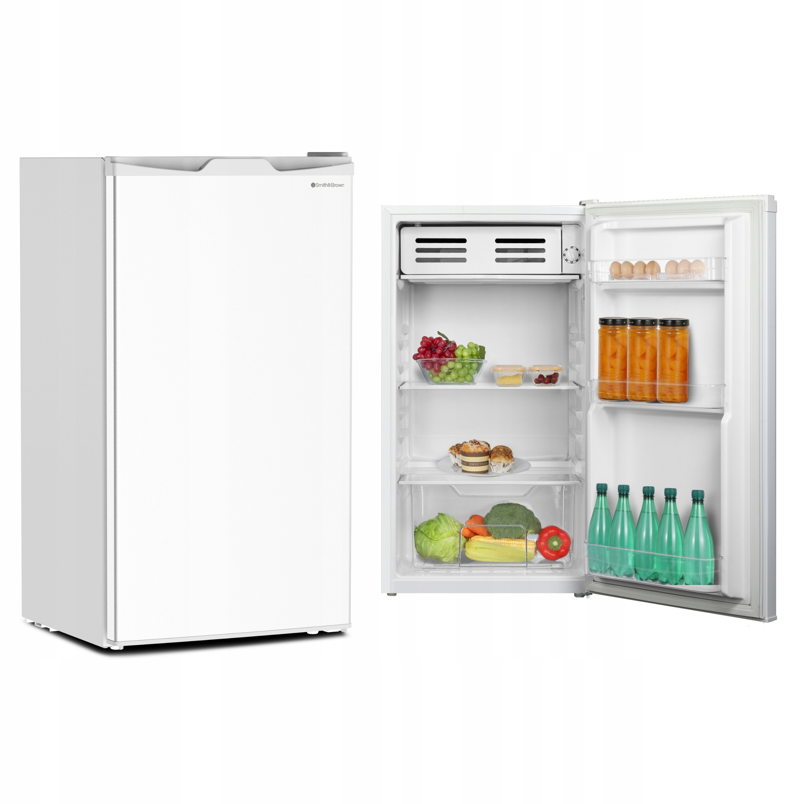 Mała lodówka podlbatowa 83cm 85L Smith&Brown SFTTF-111-WE3 Biała