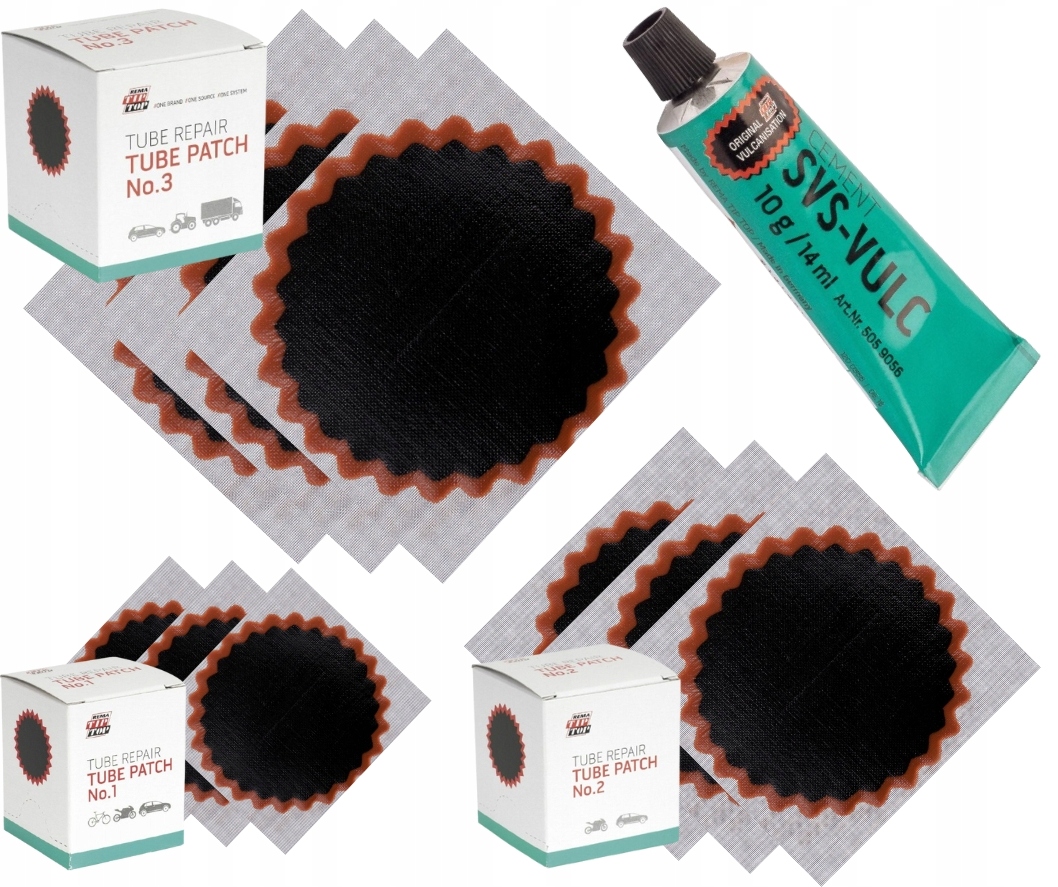 Łatka łatki do dętek Zestaw MIX