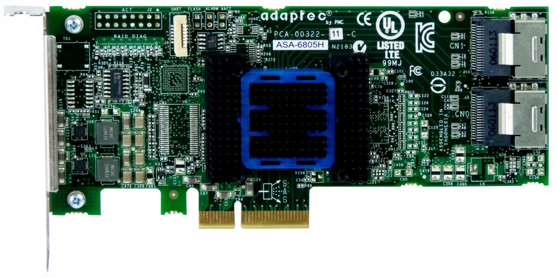Adaptec ASA-6805H Sas/sata PCIe x4 Lp