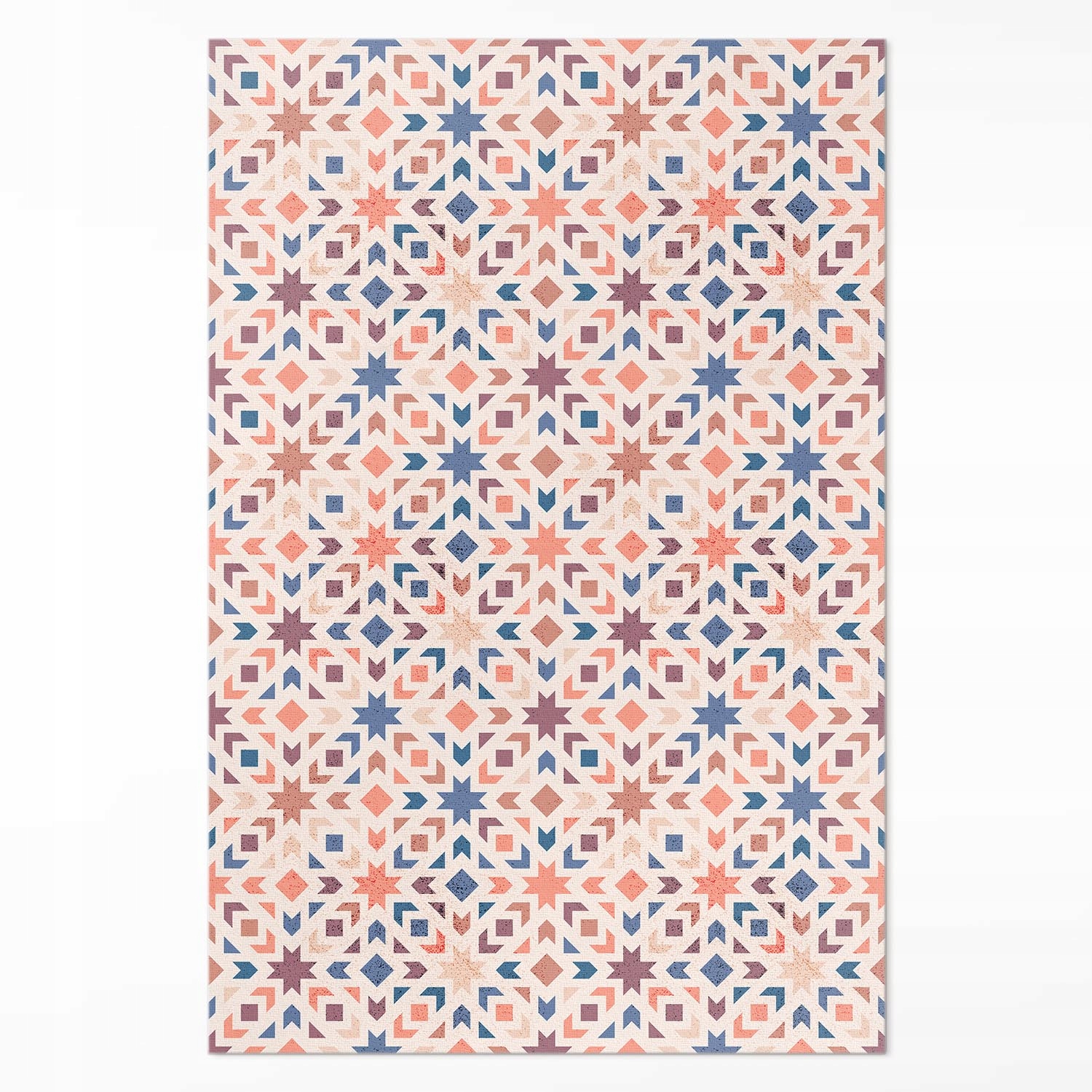 Pvc koberec do domu Pastelové hviezdy a šípky vintage vzor XXL 150 x 225 cm