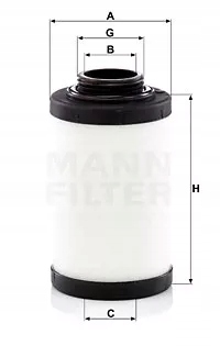Фільтр, техніка стиснення повітря Mann-Filter LE