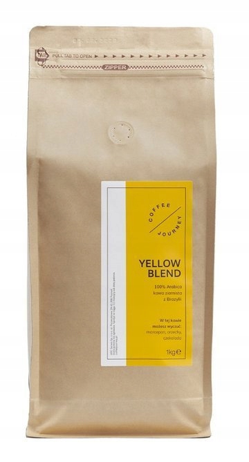 Levně Káva zrnková Coffee Journey Yellow Blend 1 kg