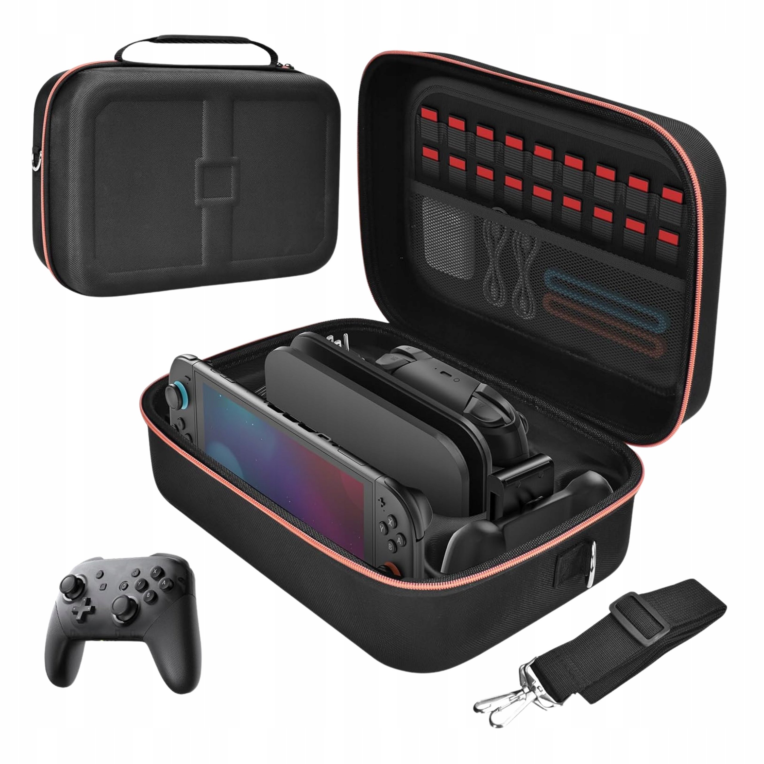 ETUI / TORBA NA NINTENDO SWITCH 2 / 1 / OLED, DUŻA POJEMNOŚĆ + OCHRONA