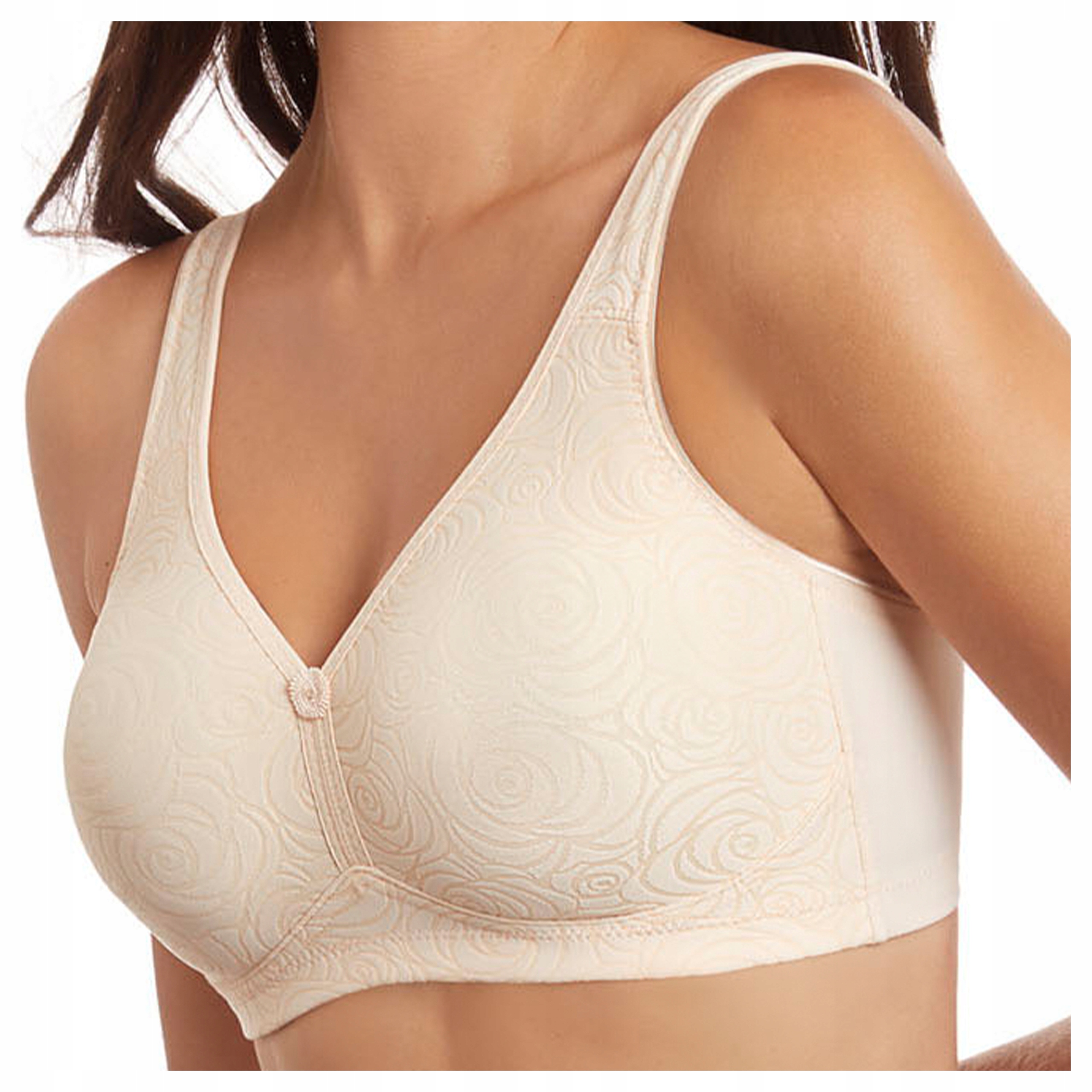 Měkká dámská podprsenka bez kostic Široká ramínka Marivi Růžová 100C