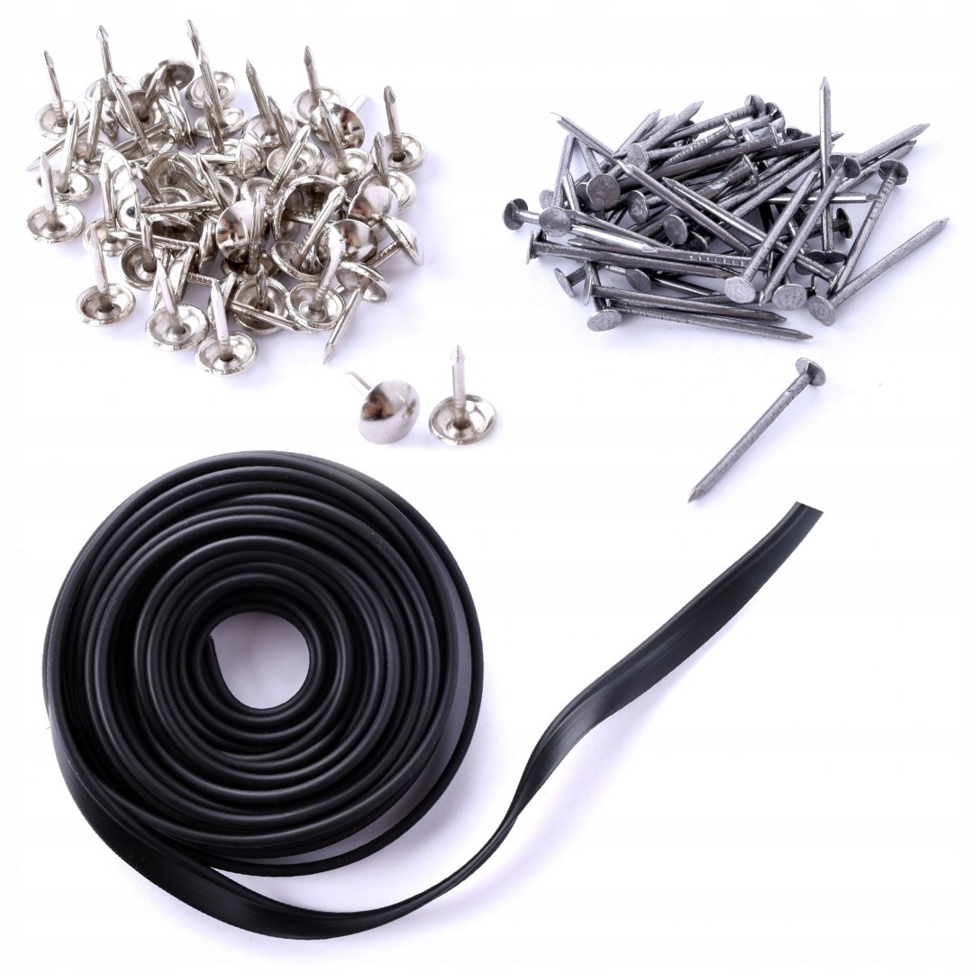 ZESTAW MONTAŻOWY LISTWA TAPICERKI DRZWIOWEJ CZARNA