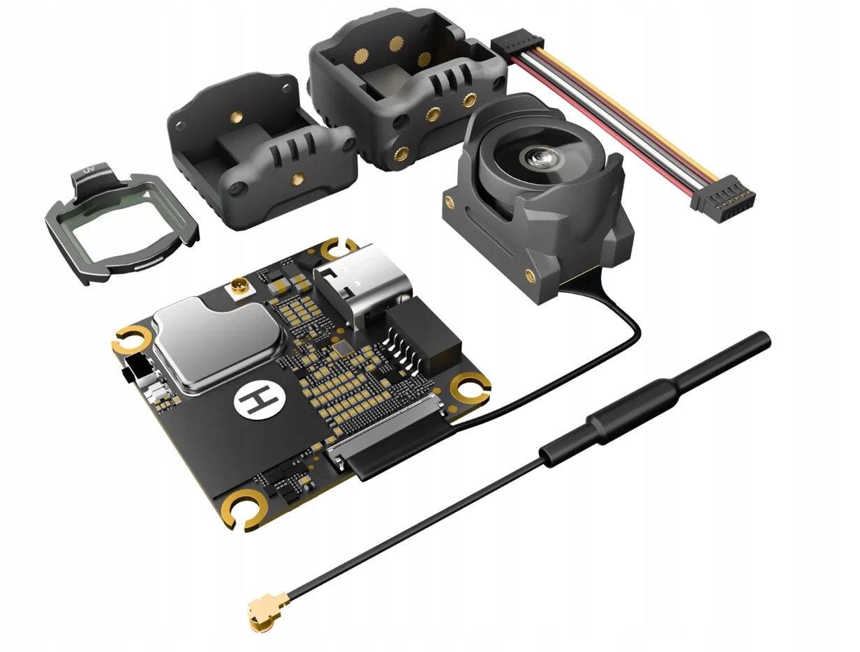 Flywo DJI O4 Lite Upgrade O4 Wide Air Unit Transmitter & Lens 155° Wide FOV