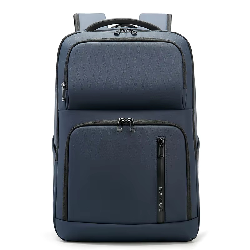 Biznesowy Dwukomorowy Plecak na laptopa 15,6" 16,4" Bange BG-7822 niebieski