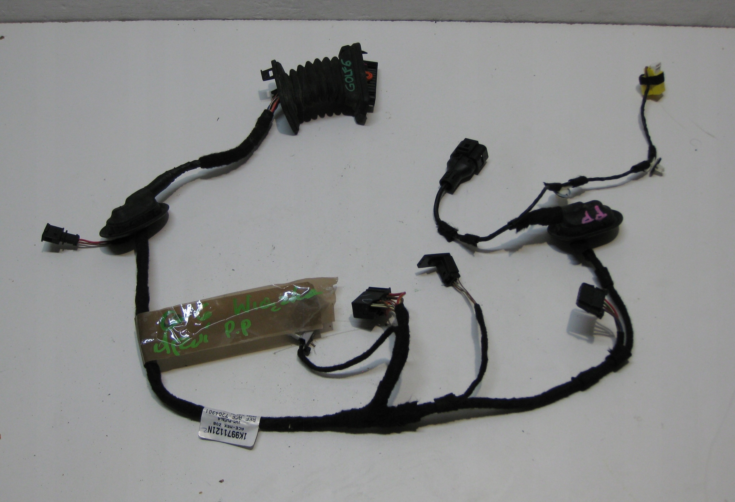VW GOLF VI KOMBI 11R bundle wiring door right front 1K9971121N