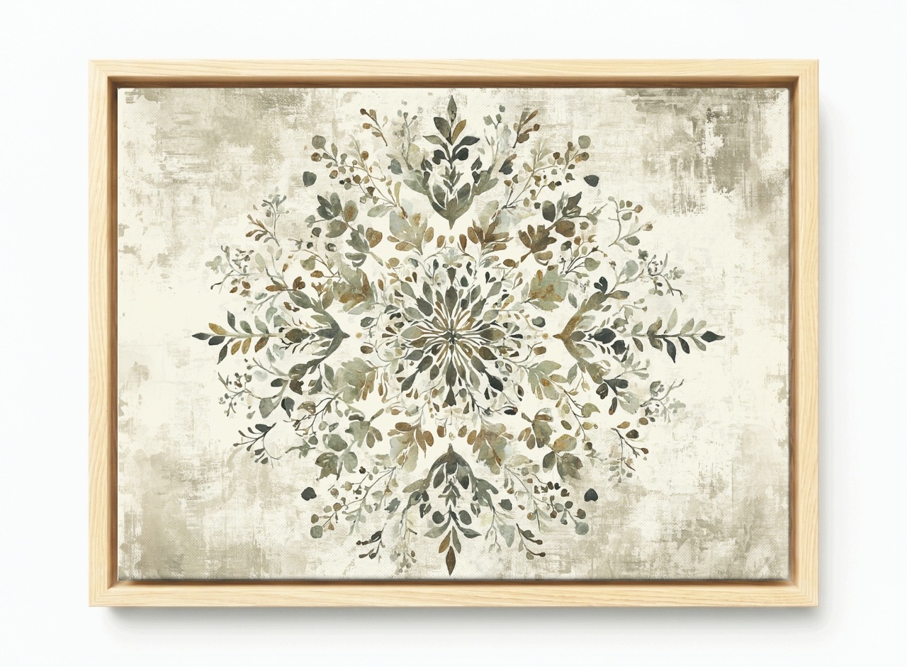 Obraz Rám American Box Grafika Příroda Vzor Mandala Retro Vintage 60x40