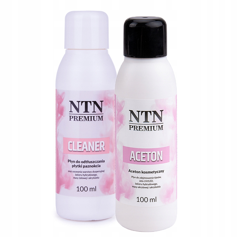 

Cleaner Aceton 2X100ML Zestaw Płynów Do Paznokci