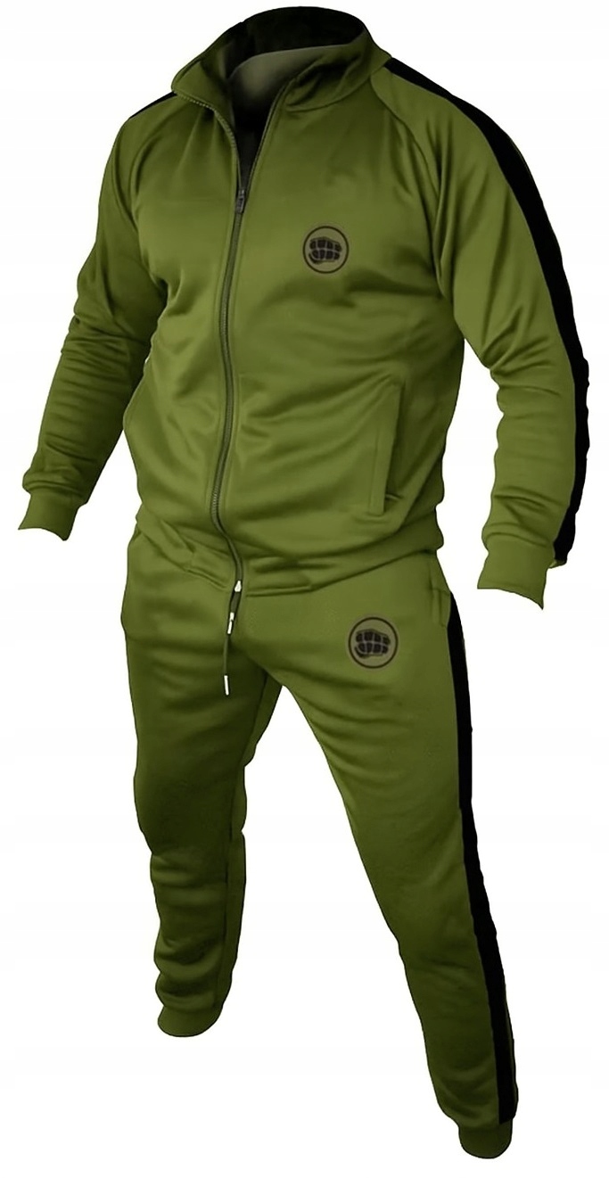 Teplákovka WarHouse Small Logo Komplet Khaki/Černá S