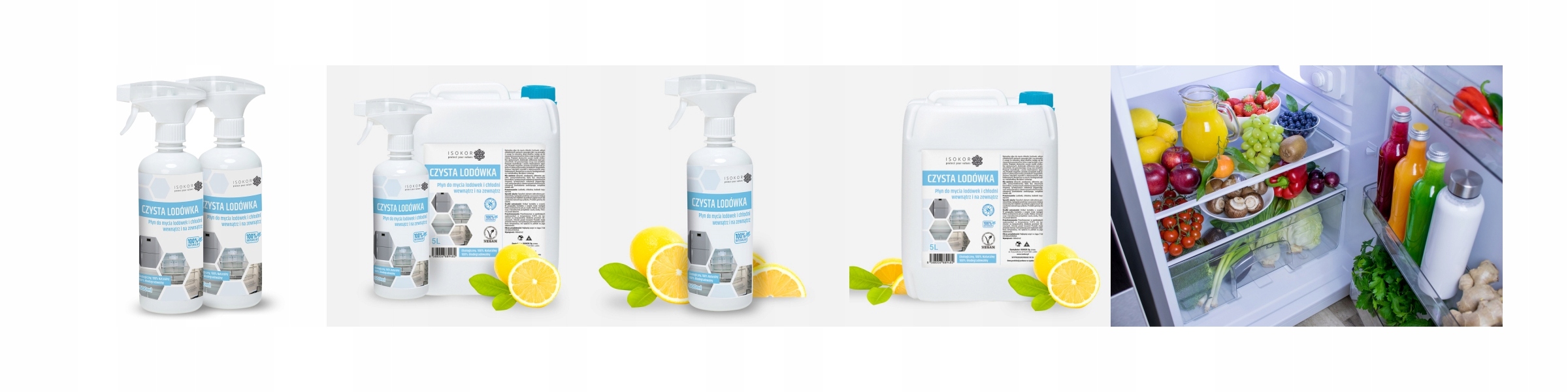 NATURALNY PŁYN DO MYCIA LODÓWKI 500ml ISOKOR Postać płyn