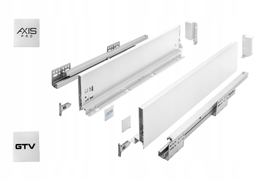 Gtv Axis Pro 600B1 Šuplík Zásuvka L600 H116 S Tlumením Dovírání