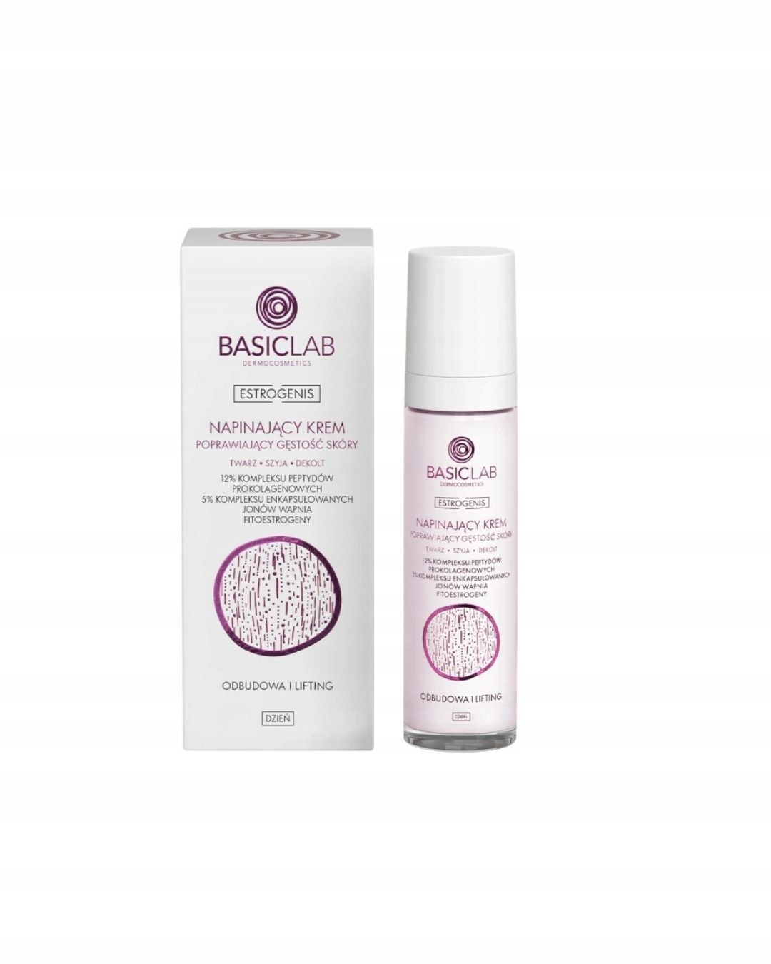 BasicLab, napinający krem poprawiający gęstość skóry, 50 ml