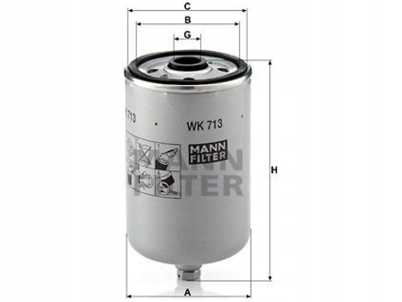 713 - Топливный фильтр VOLVO V70 2.4 D5