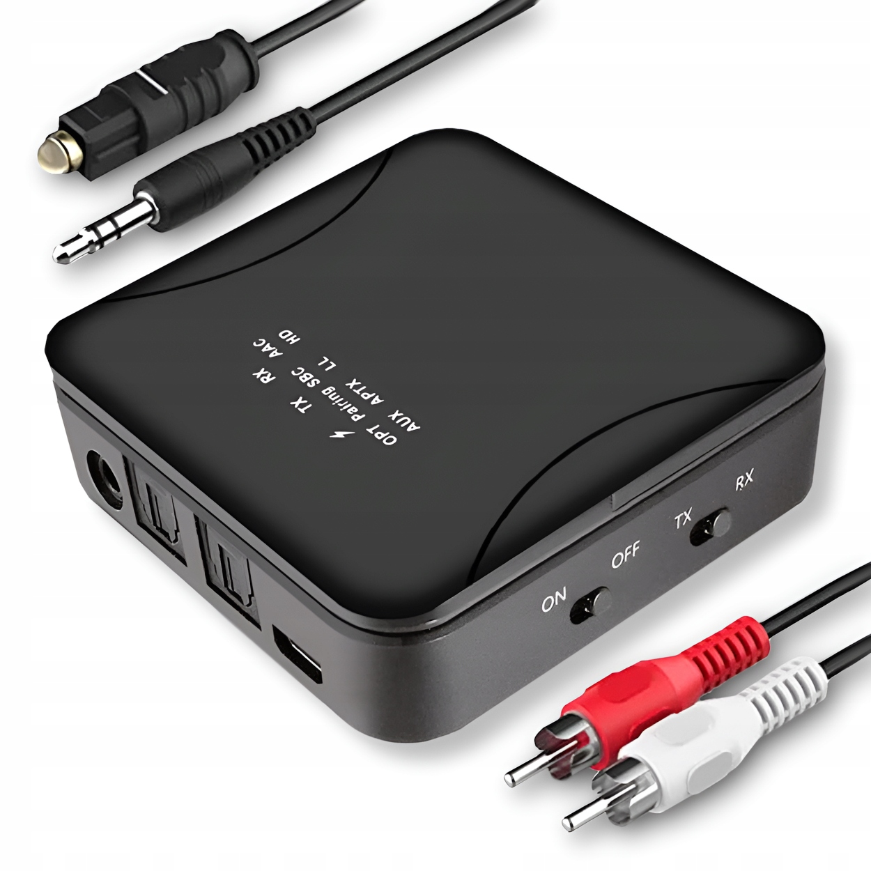 Bluetooth vysílač 5.0 Přijímač Audio vysílač Jack 3,5 Aux Rca Rx Tx