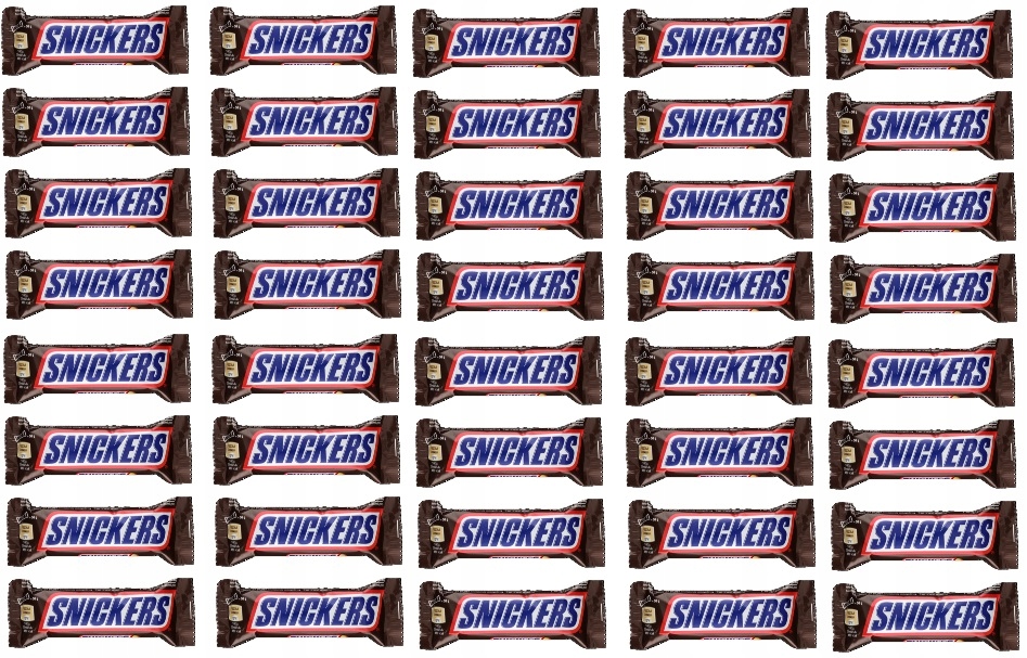 Levně 40x 50g Tyčinka Snickers v kartonu
