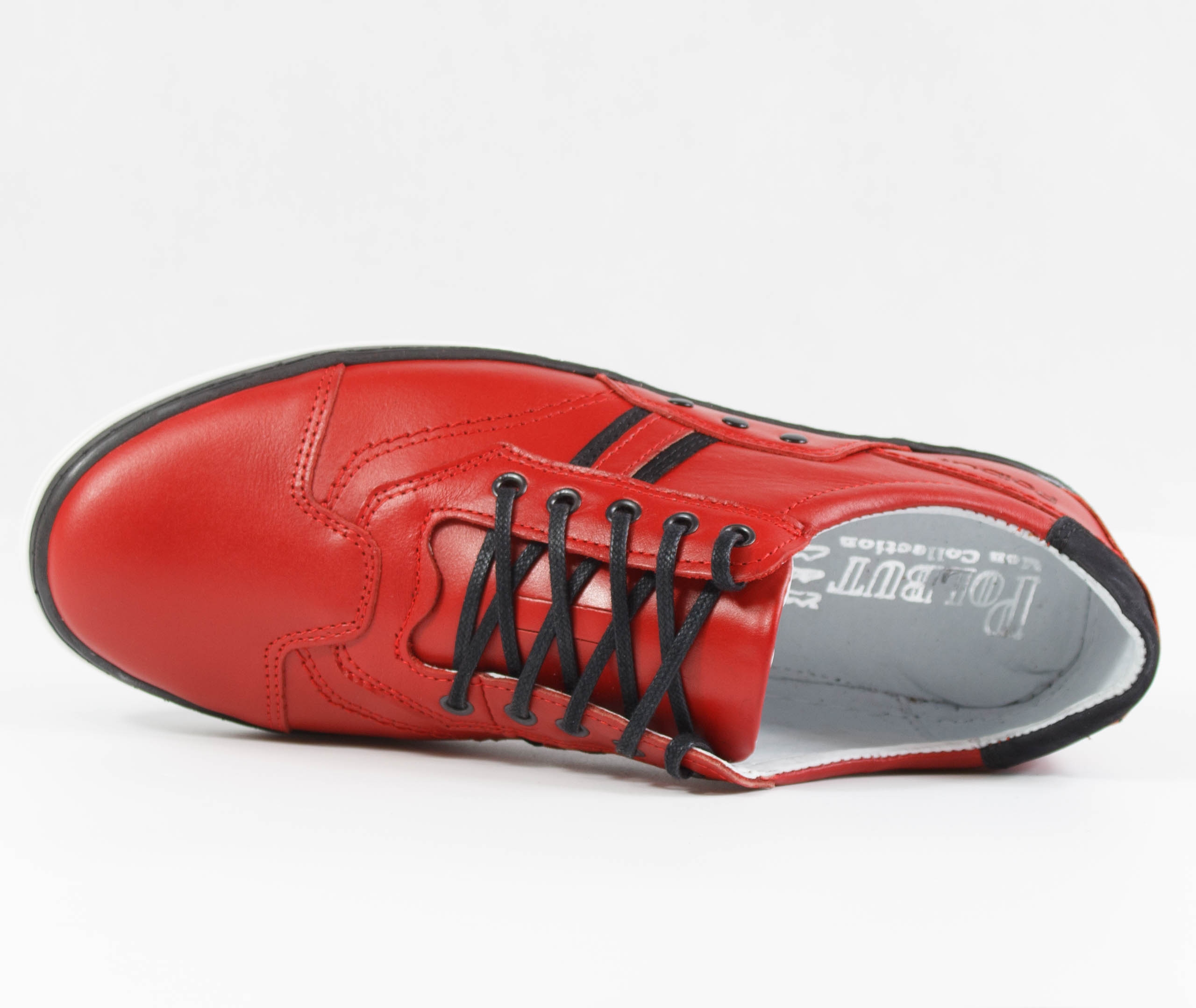 Obuwie Półbuty Sznurowane buty Bata Sznurowane buty czerwony-bia\u0142y W stylu casual 