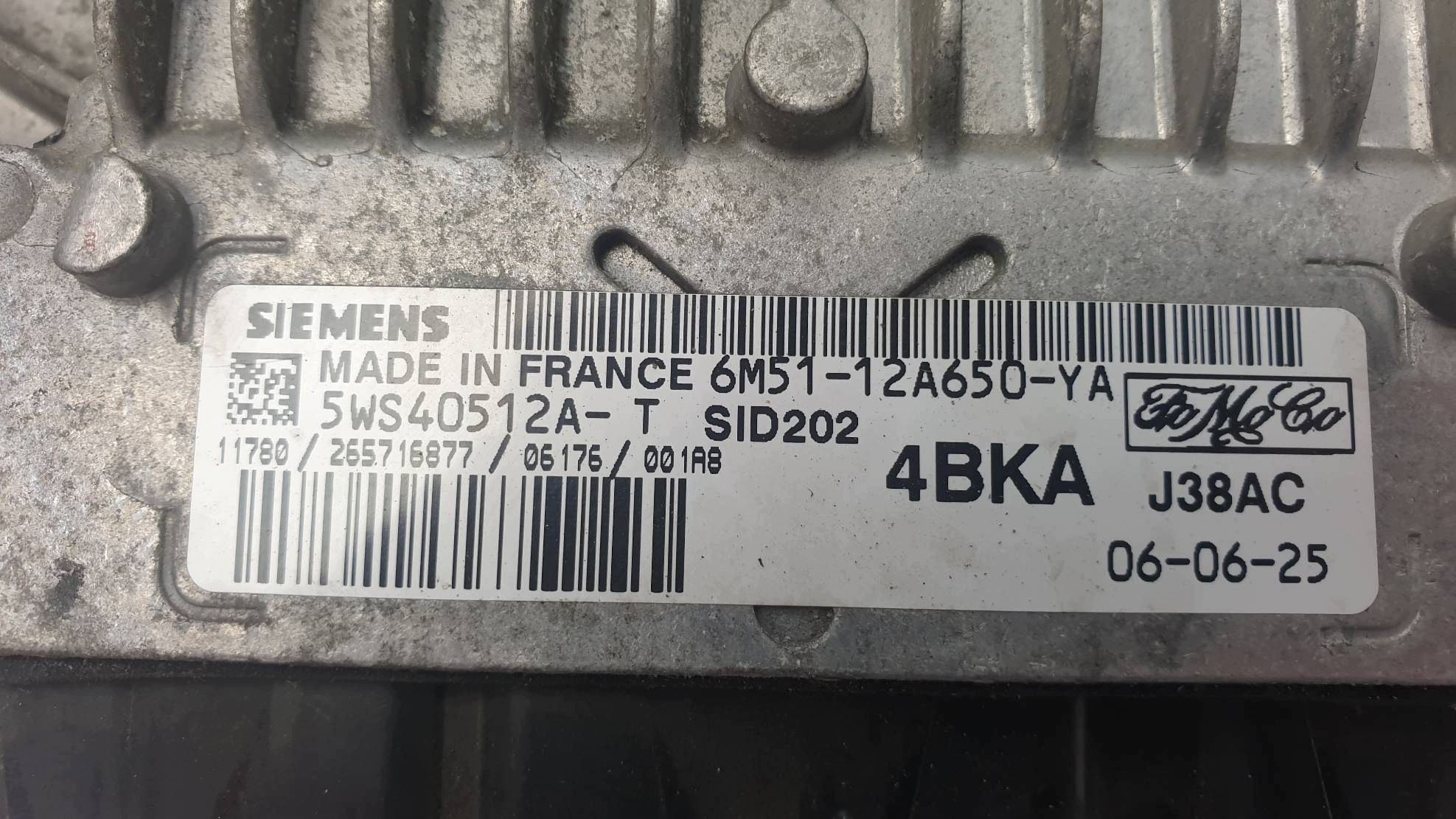 computer motore ECU 6M51-12A650-YA FORD S-MAX