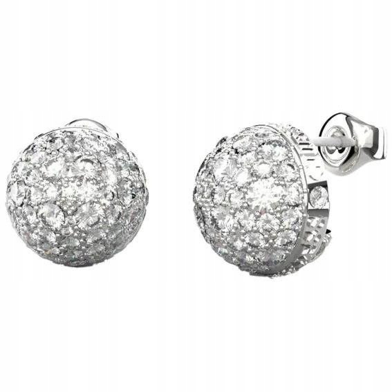 Náušnice Guess stříbrné