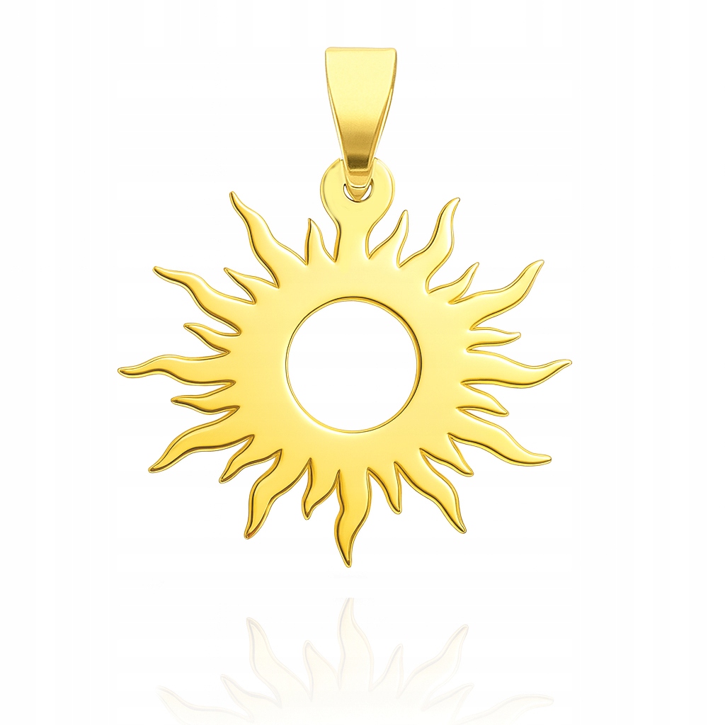 Zlatý přívěsek na řetízek slunce Pr. 585 20 mm