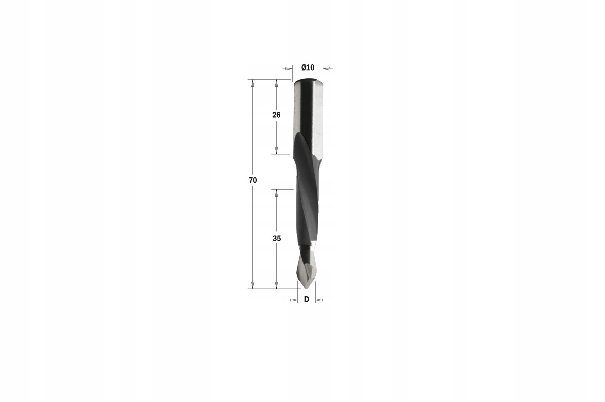 Cmt 314.100.41 Vrták P Hw D=10 I=35 L=70 S=10x26 Rh Xtreme