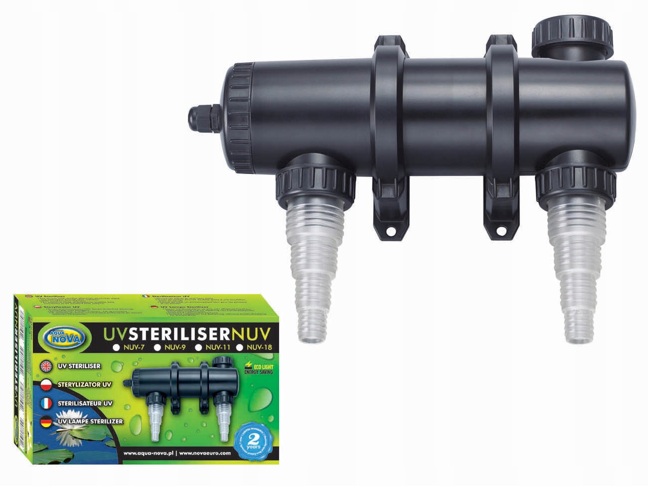 Uv-c Lampa Sterilizátor Vody Do Akvarijního Jezírka 55W Bojuje Proti Řasám