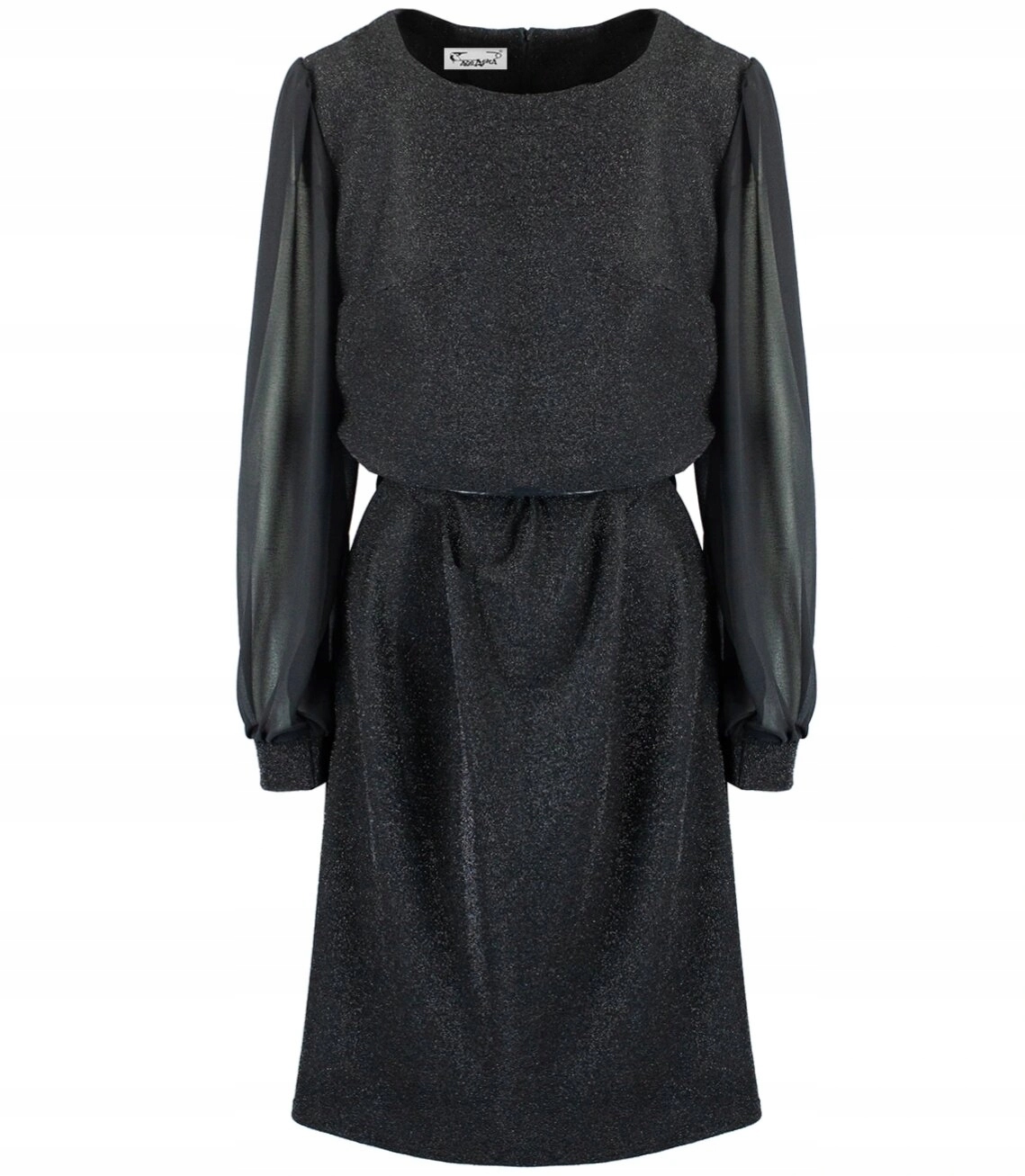 Elegantní trapézové šaty se třpytkami a tylem Electra 44