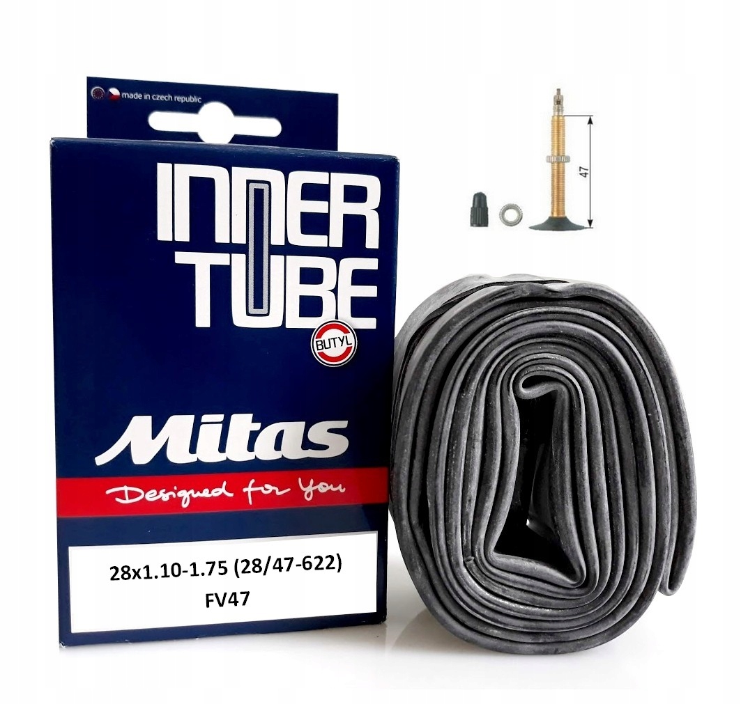 

Dętka Rowerowa Mitas 28'' 28x1.10-1.75 FV47