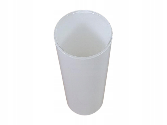 

Klosz szklany rurowy tulejka tuba Biały D45x140