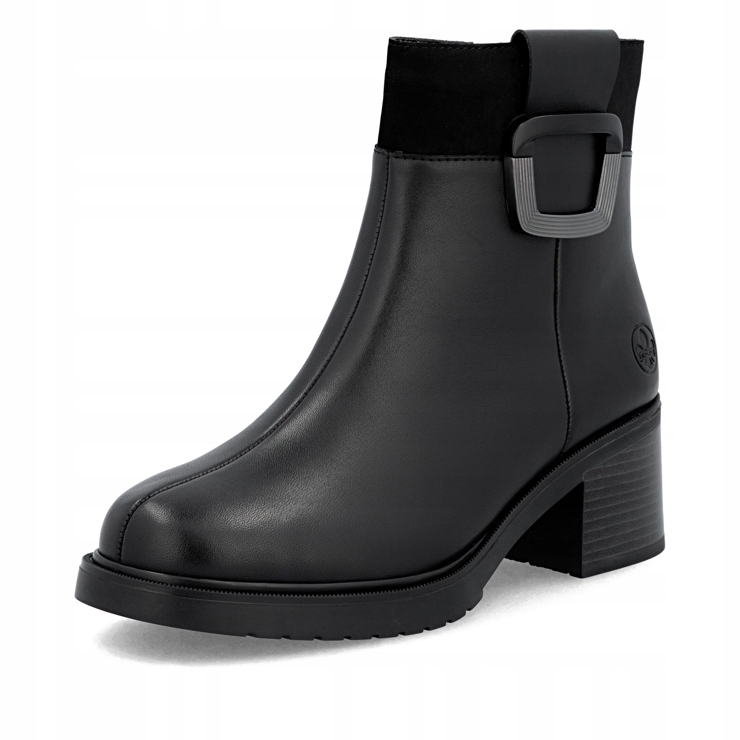Rieker Antistress Dámské Kotníkové Boty Černé Kožené Y5253-00 vel. 38
