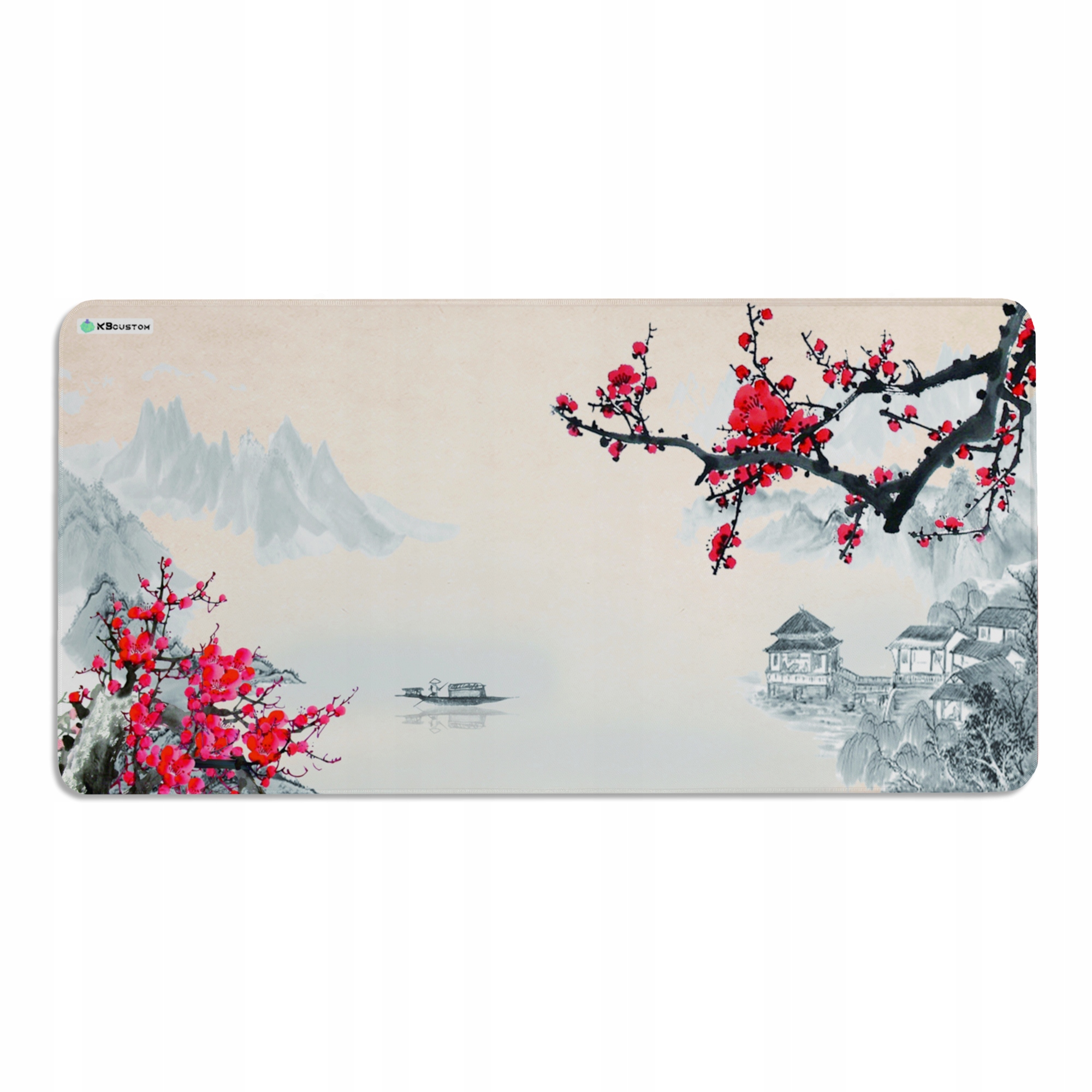 Duża Podkładka Mata Pod Myszkę Mysz 120x60cm XXXL KBcustom Biurko Flower 50