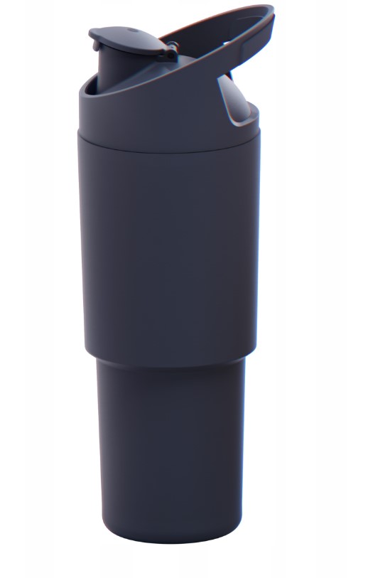 Termoska Asobu termoláhev lahev na pití Cosmic Puramic Bottle 960 ML černá