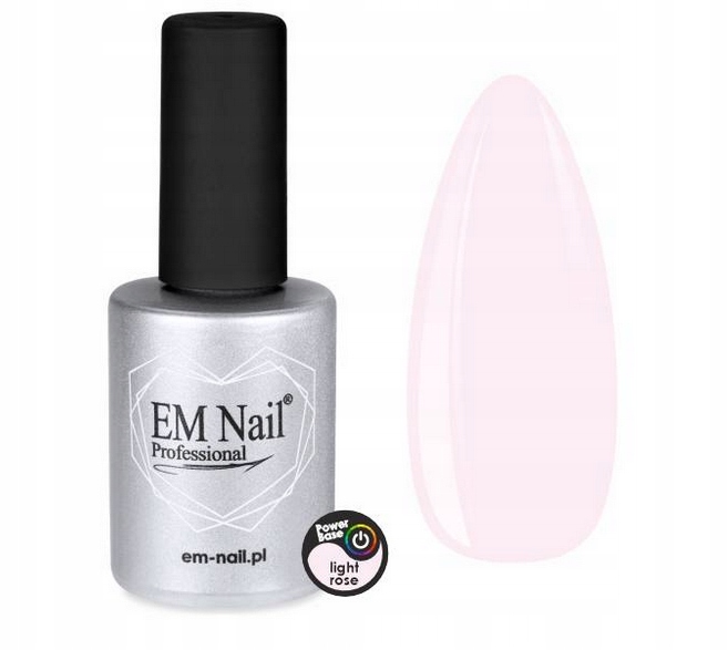 Modelovací báze Em Nail Power Base Light Rose 15 ml