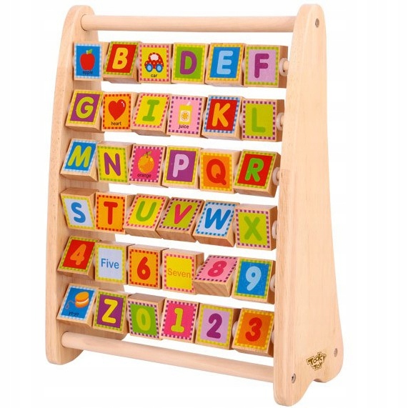 

Tooky Toy Alfabet Nauka Liter Cyfr Liczb Słów