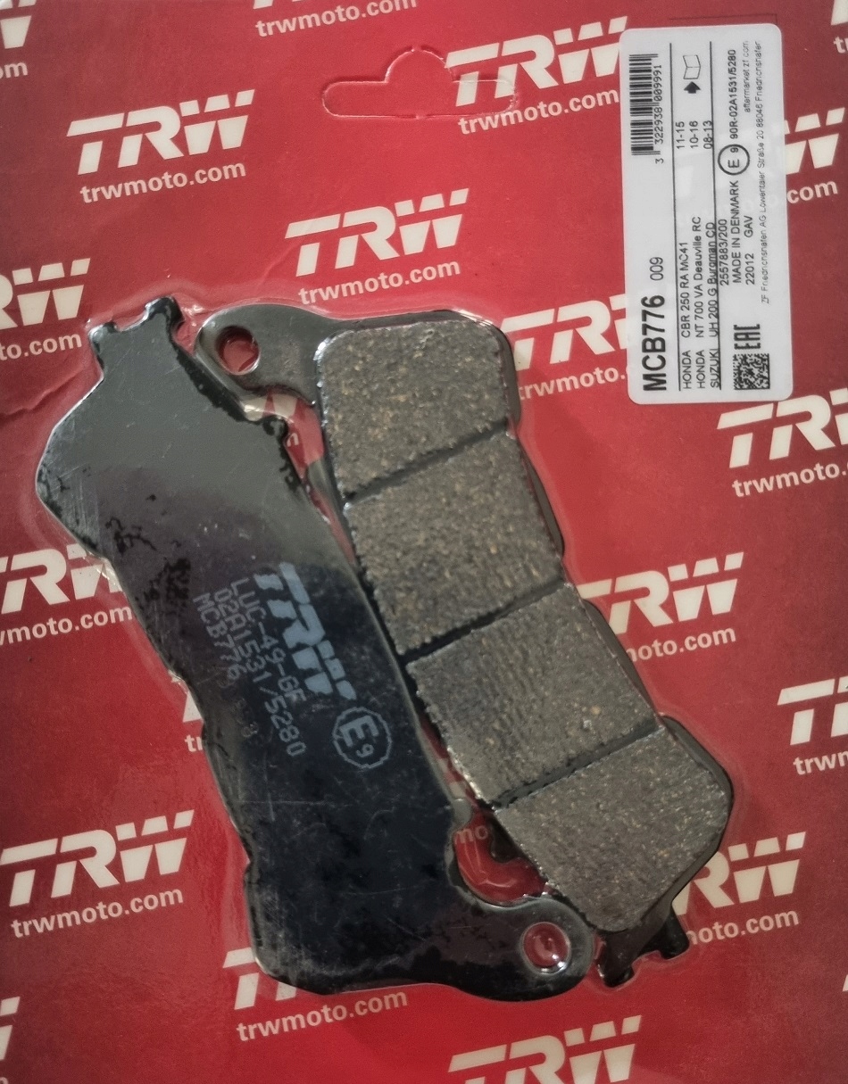 

Klocki Hamulcowe Przód Honda Cbf 500 600 XL Nt 700