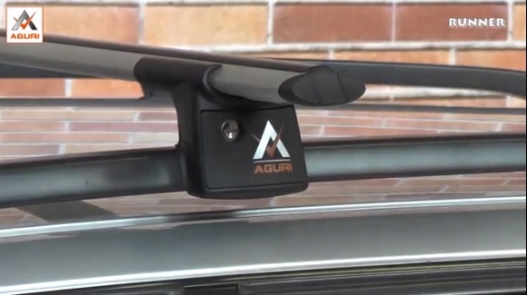 Bagażnik dach belki AGURI Clio III Kombi 2005-2012 Kolor srebrny