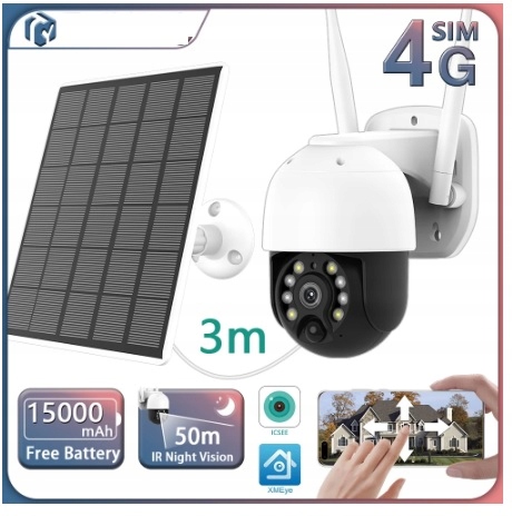 KAMERA SOLARNA BEZPRZEWODOWA GSM LTE 4G Cam SIM
