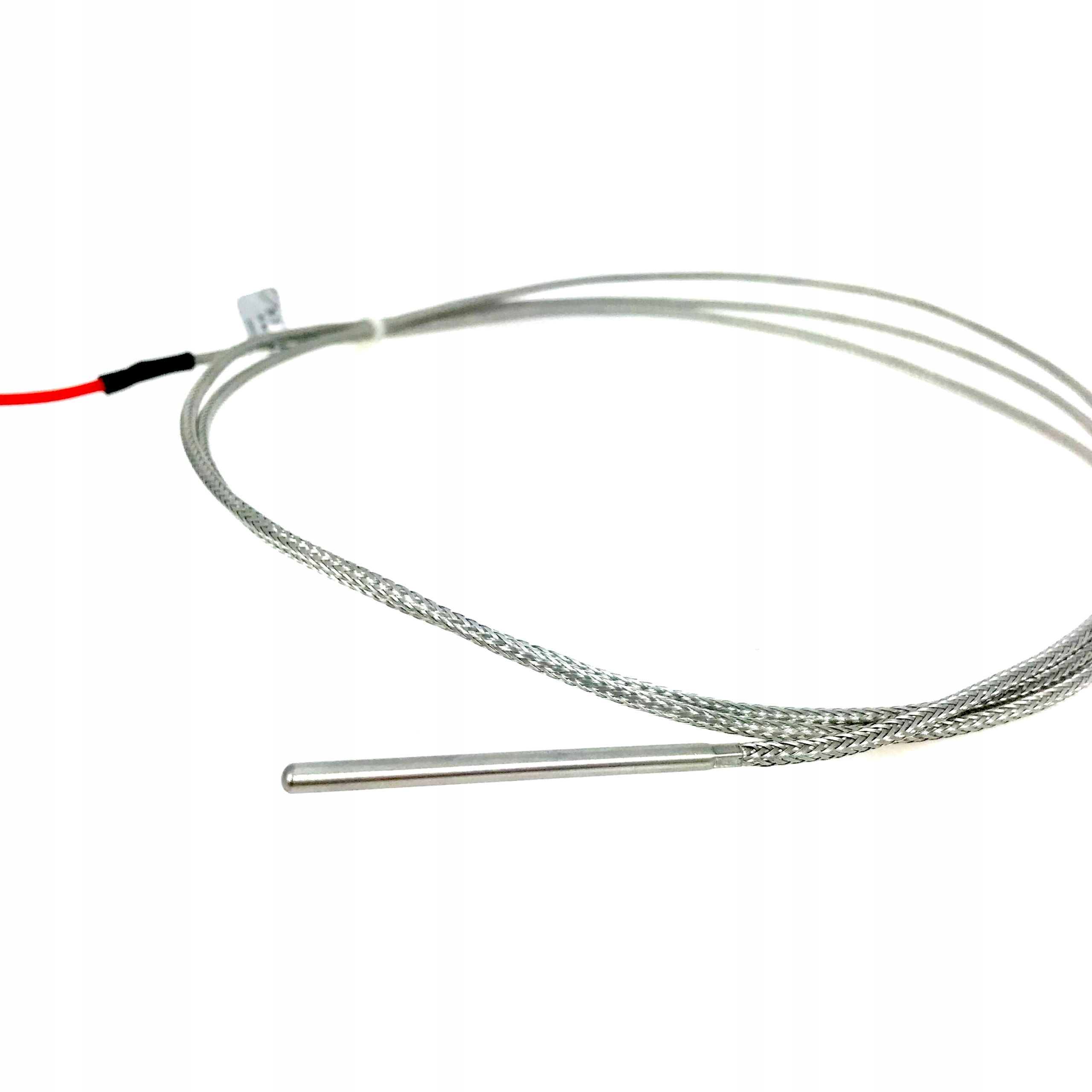 Czujnik sonda temperatury PT100 0-400 *C średnica 3mm L:50mm przewód 1,5m