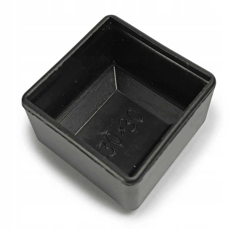 KAPTUREK KWADRATOWY NA PROFIL 30x30MM Kolor czarny