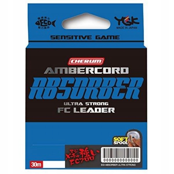 Ygk Fluorocarbon Ambercord Absorber Ultra Strong Leader #0.5 2.8lb 0.117mm