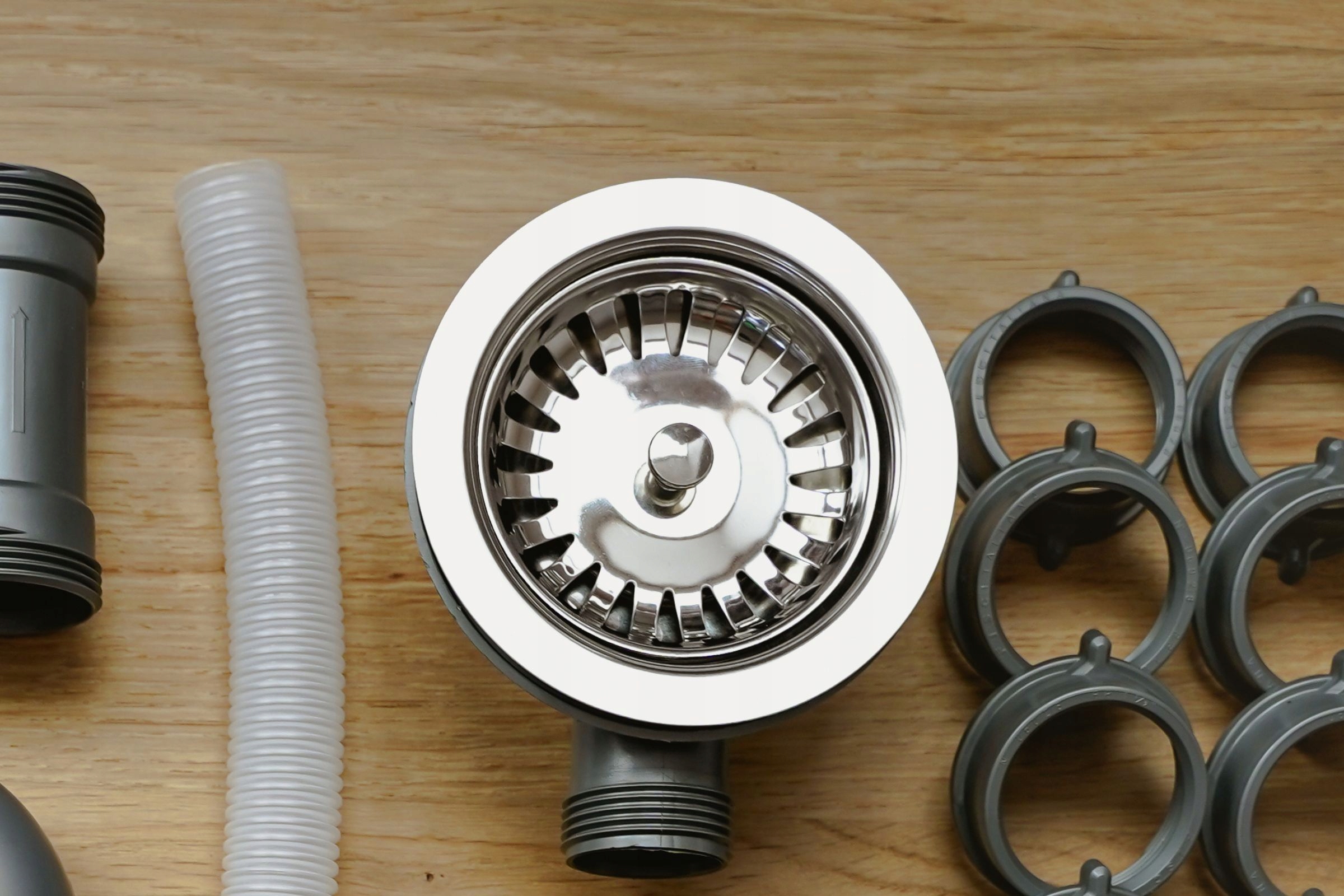 SYFON DO ZLEWU JEDNOKOMOROWEGO PRZYŚCIENNY MANUAL Kod producenta 01630-1