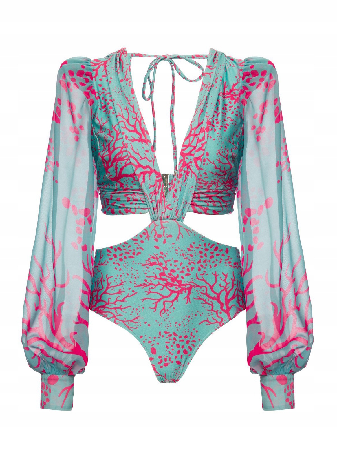 

Strój Kąpielowy Jednoczęściowy Boho Rękaw Body S