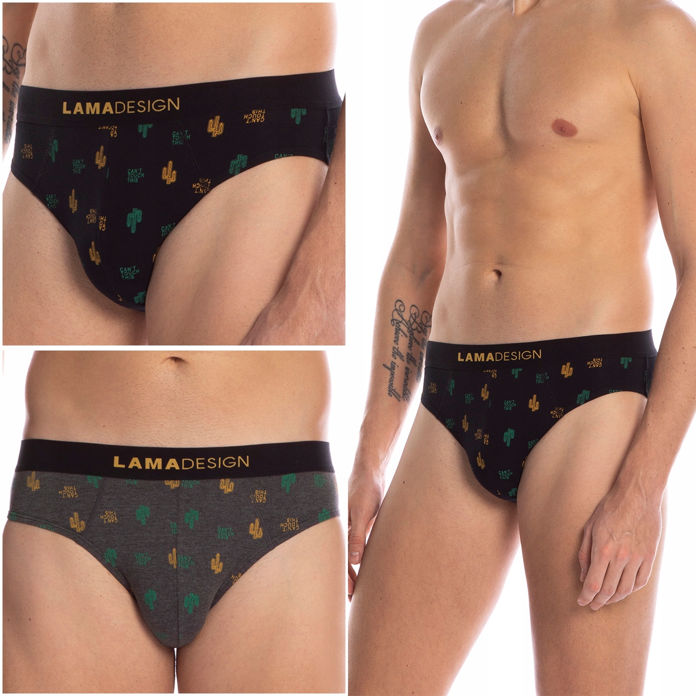 

Lama Slipy męskie bawełniane majtki 2-PAK L