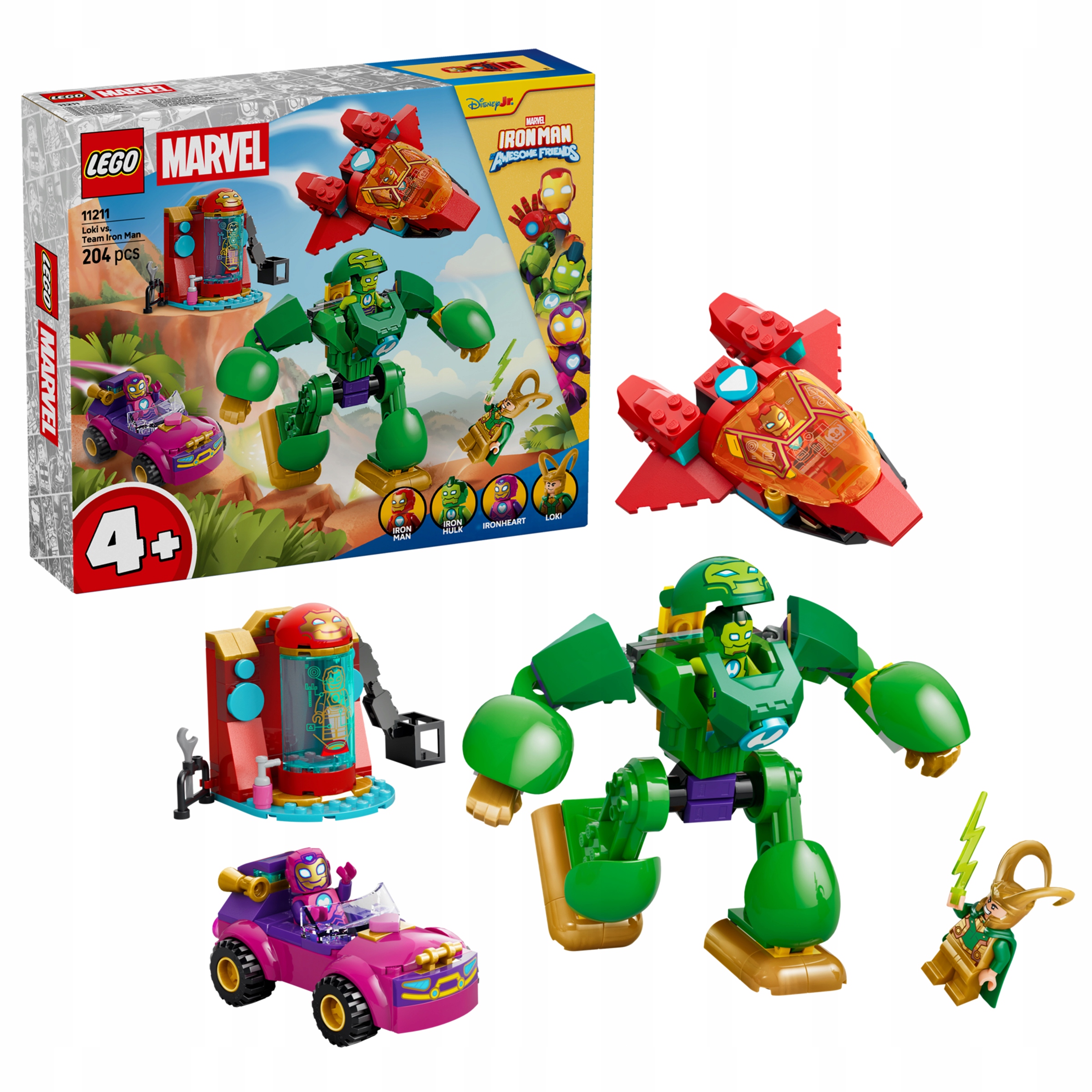 Lego Marvel Heroes 11211 Loki vs. Iron Manův tým