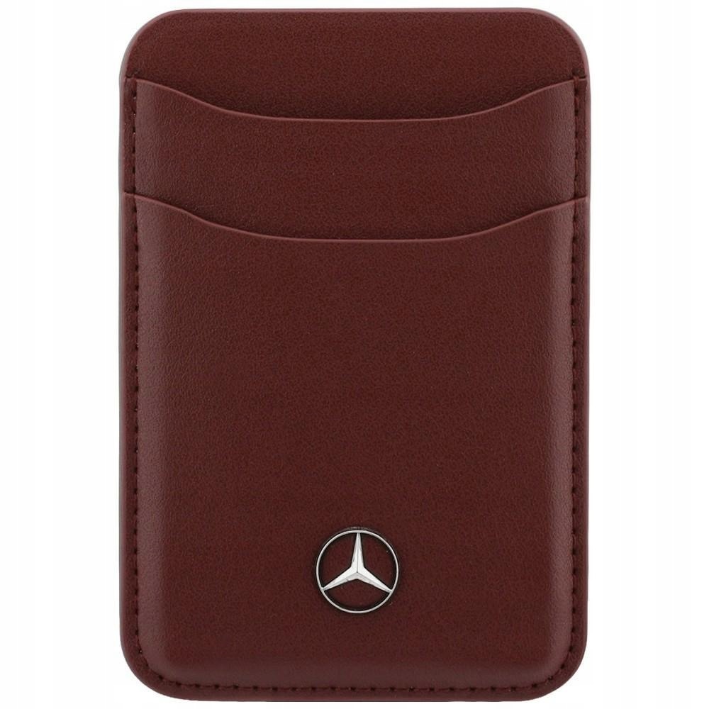 Portfel magnetyczny Mercedes Leather czerwony